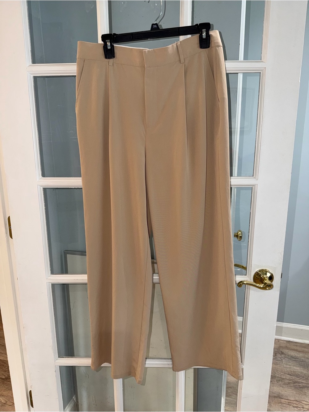 Cotton On NWT Women's Jamie Wide Leg Suiting Pants Size 8 Color Stone Khaki Tan